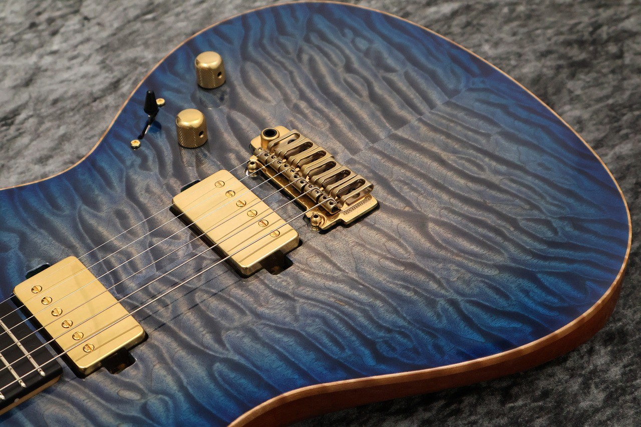 Sugi DS496E Quilt Maple/HM F-Maho Dark Blue 6A Custom USED