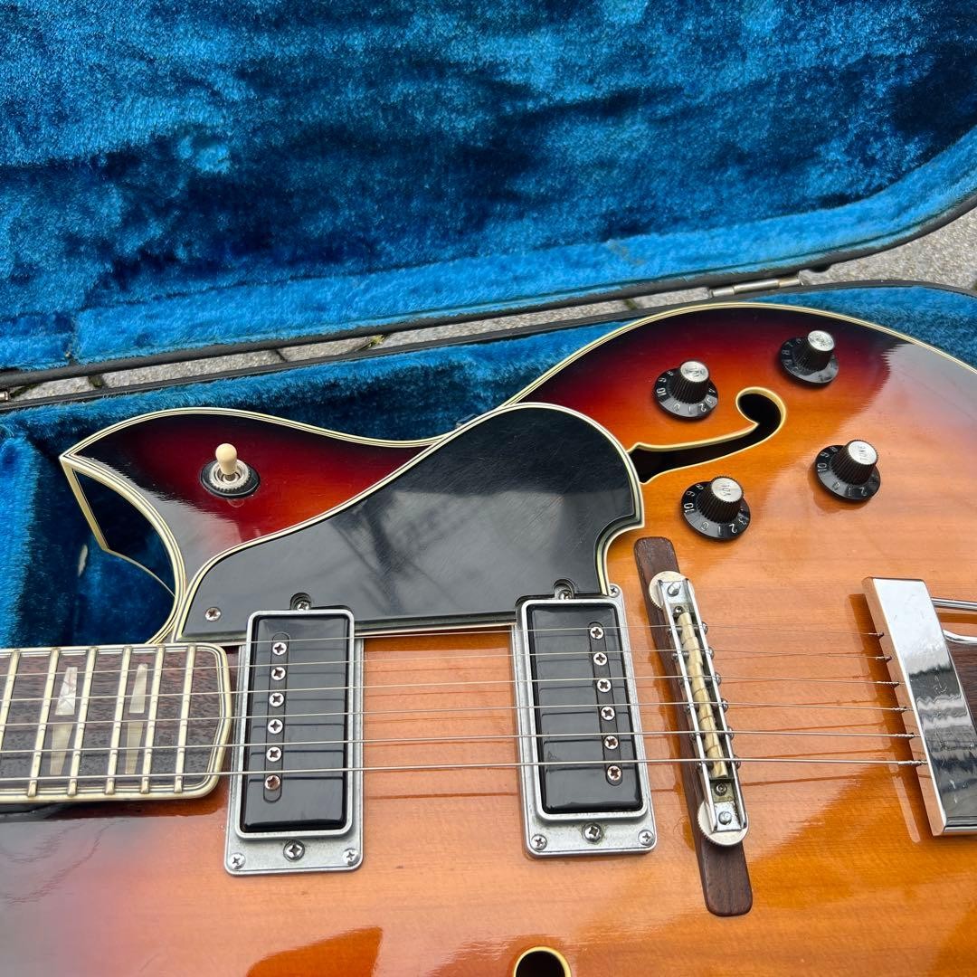 YAMAHA AE-11 Full Acoustic Electric Guitar Vintage Japan Made w/ Hard Case