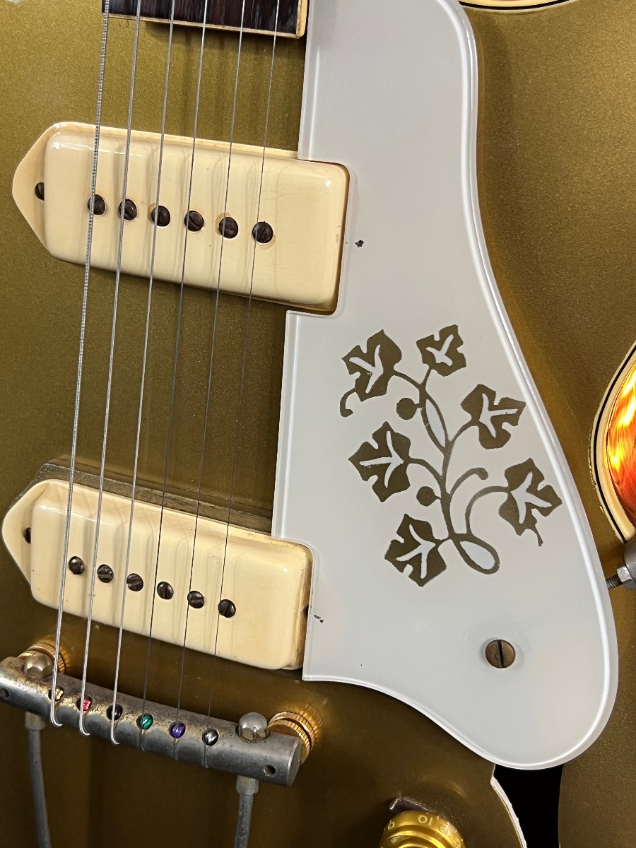 Vintage 1953 Gibson ES-295 Electric Hollow-Body Archtop – Bullion Gold – Refi…