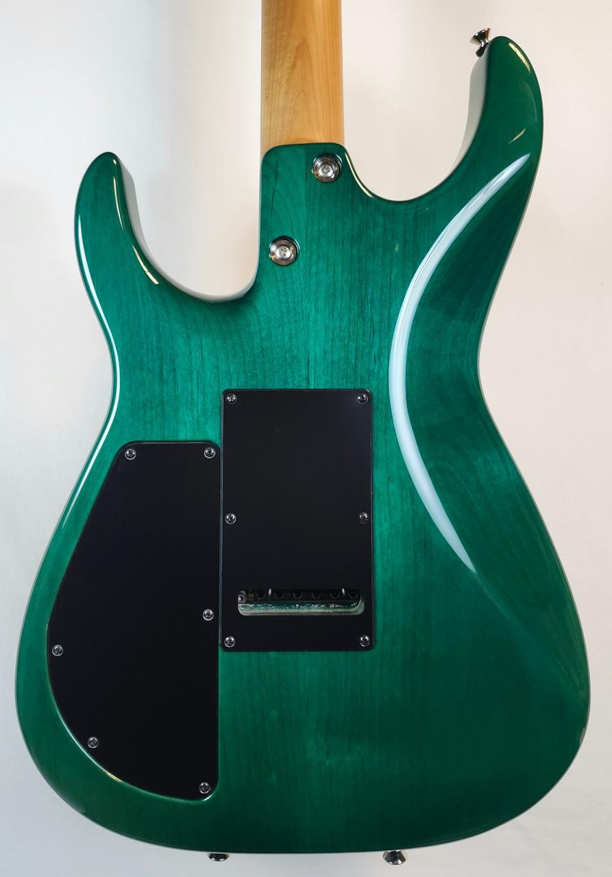 Tom Anderson Angel, Flame Maple Top, Ziricote FB, HC1/HC2+, Cajun Key Lime to Te