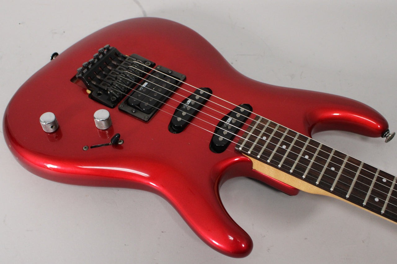 1987 Ibanez 540R Radius Series Floyd Rose HSS MIJ Jewel Red Finish
