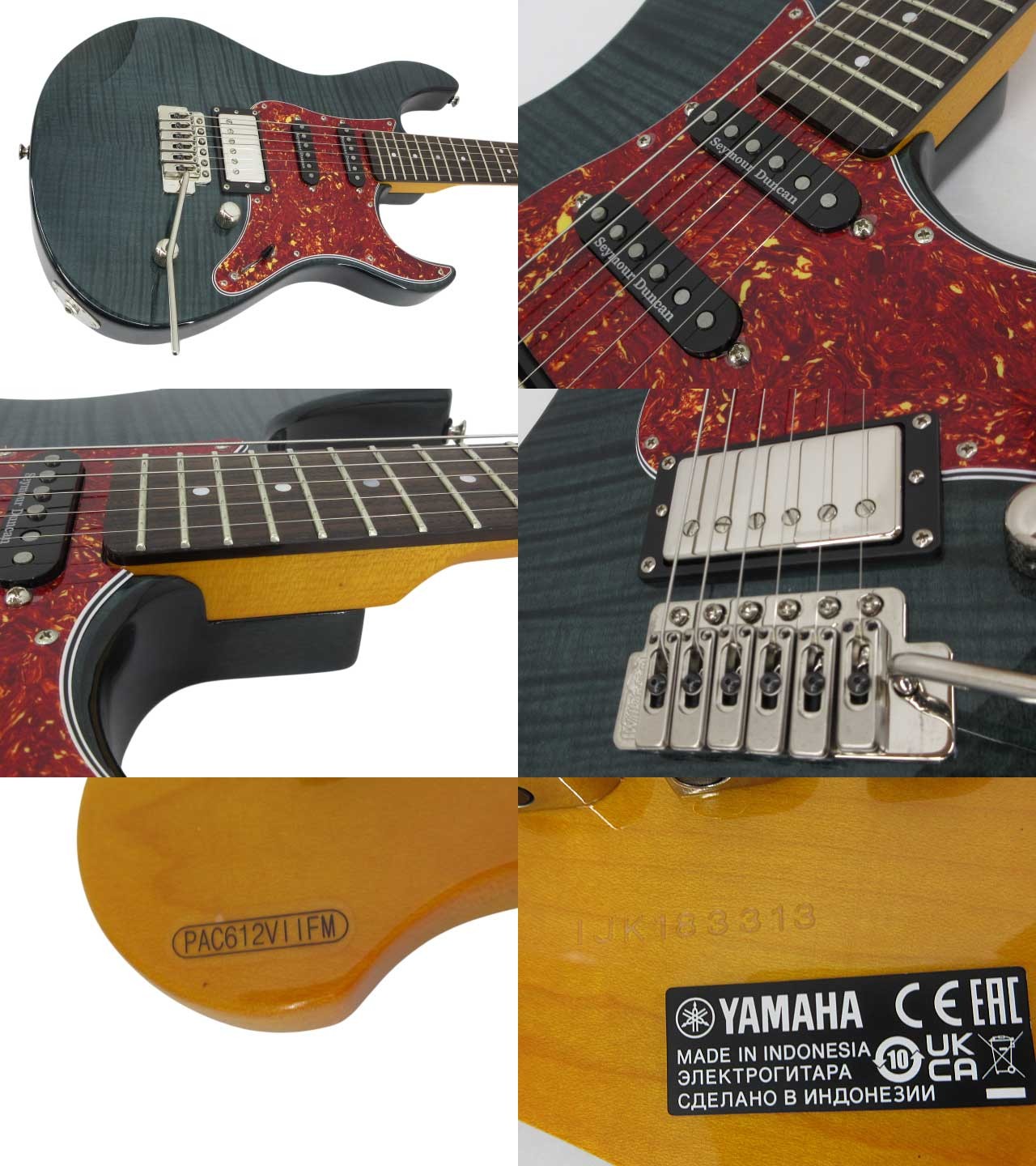Yamaha Pacifica 612 Vii Fm/Indigo Bluepac Viifm Idb 2023