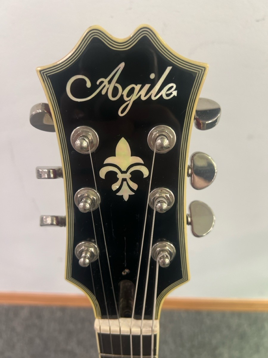 ULTRA-RARE VINTAGE AGILE 3000 LES PAUL LEFTY OLD HEADSTOCK CHERRY SU (R7A014007)