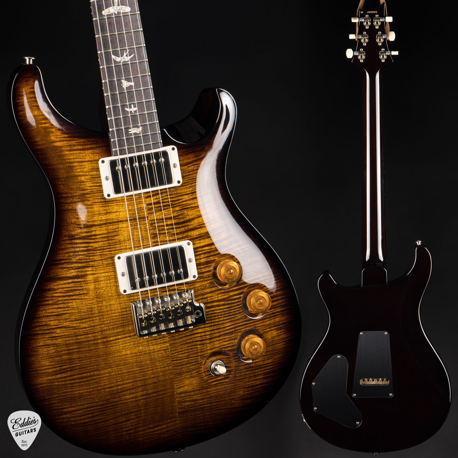 PRS DGT (David Grissom Trem) – Black Gold Wraparound Burst #403409