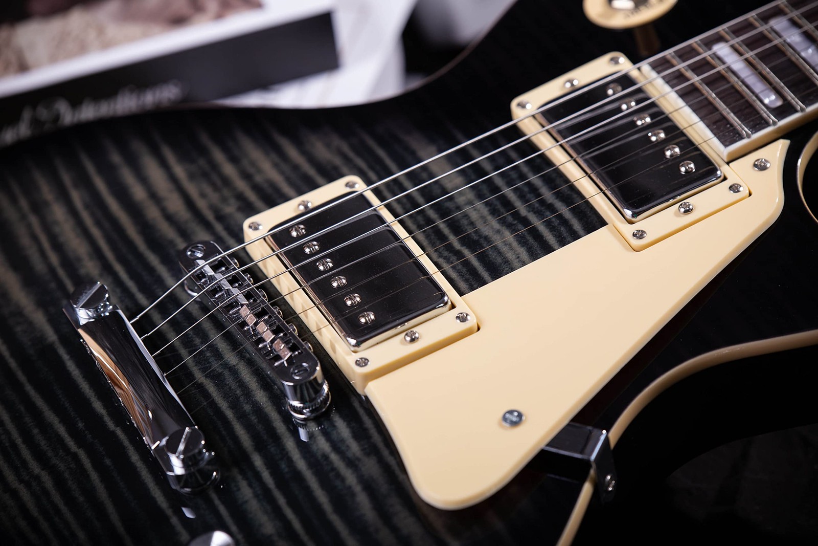 GROTE Guitar Solid Body Electric Guitar with Gigbag LPYS-006 (Black)