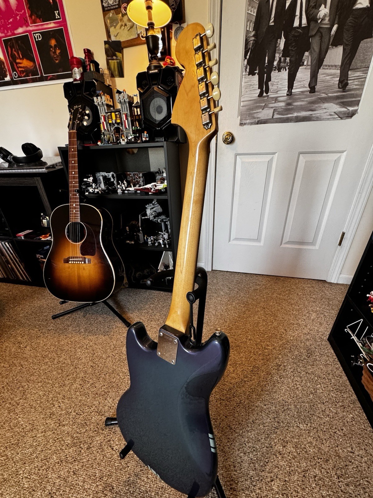 Fender Mustang Competition 1969 Burgundy (Blue)