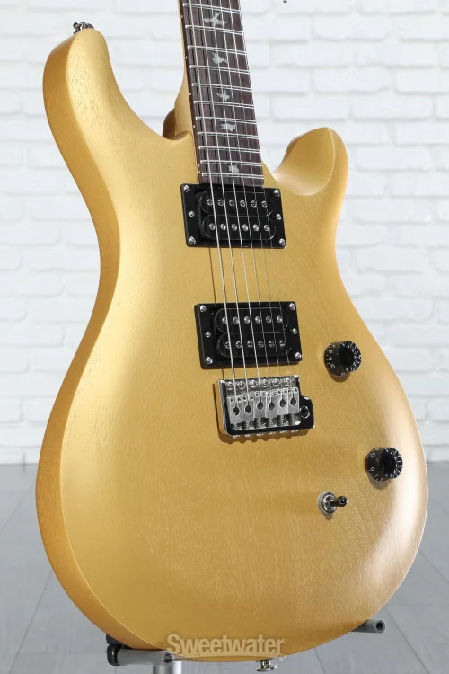 PRS SE CE 24 Standard Satin Electric Guitar – Metallic Gold Satin