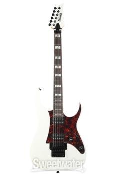 Ibanez Prestige RG653DX Electric Guitar – White Flat