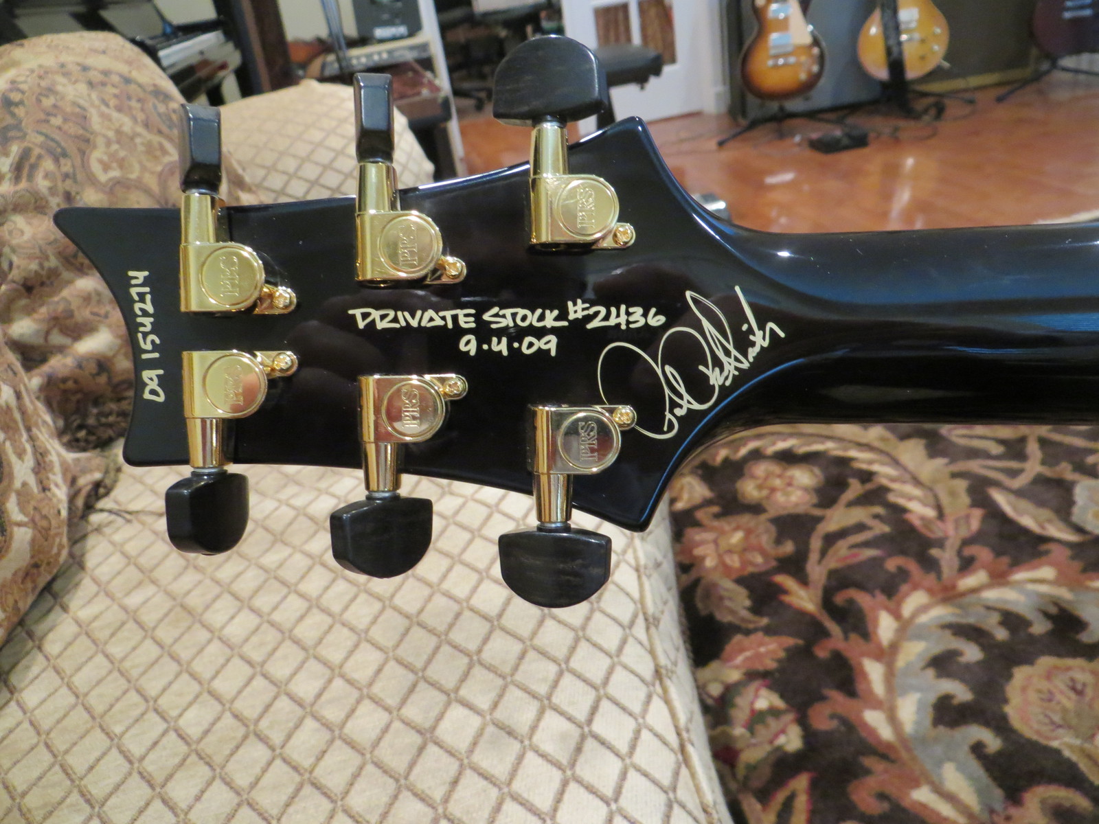 Prs Private Stock Rare Mira Charcoal Brazilian Fretboard Giant Brazil Pickguard