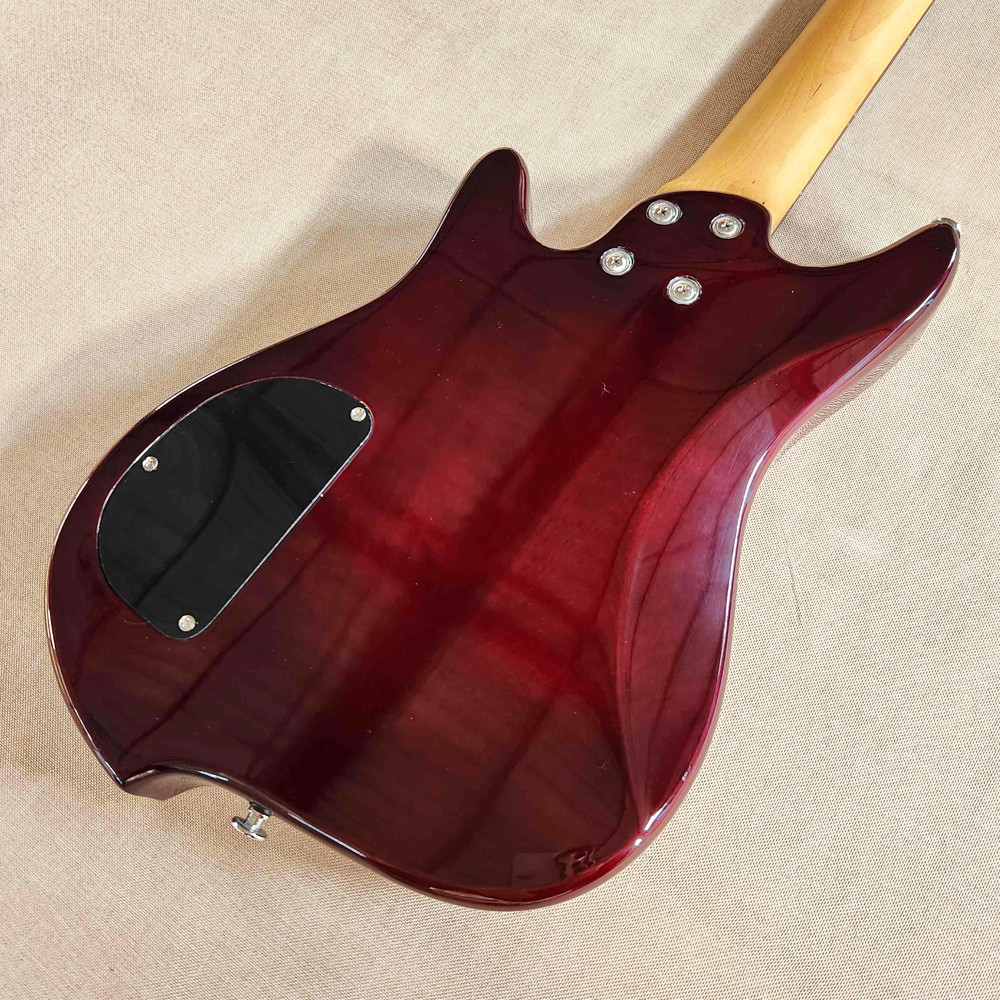 Headless Electric Guitar Rosewood FB Maple Neck In Sunburst Humbucker Pickup