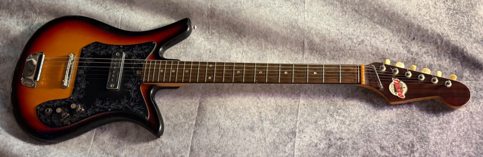 Vintage Teisco Del Ray ET-110 Tulip Electric Guitar Late 60’s See Video