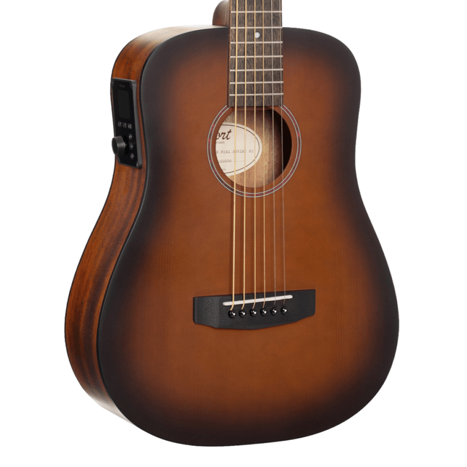 Cort Earth Go HyVibe Acoustic-Electric Guitar w/Bag – Burst – Open Box