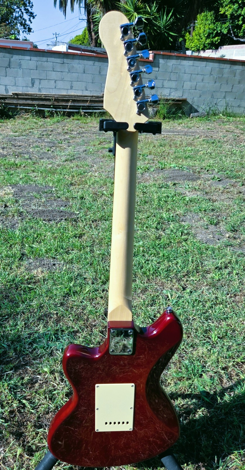 Reville Offset Jazzmaster-Style Guitar w P90 UPGRADED Lindy Fralin Mini Humbuckr