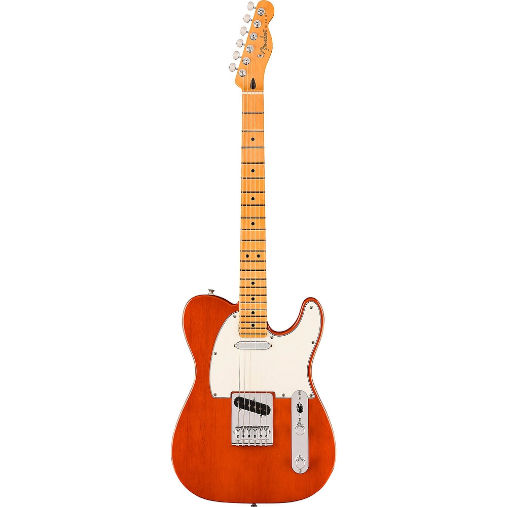 Fender Player II Telecaster Chambered Mahogany Body Maple FB Guitar Mocha