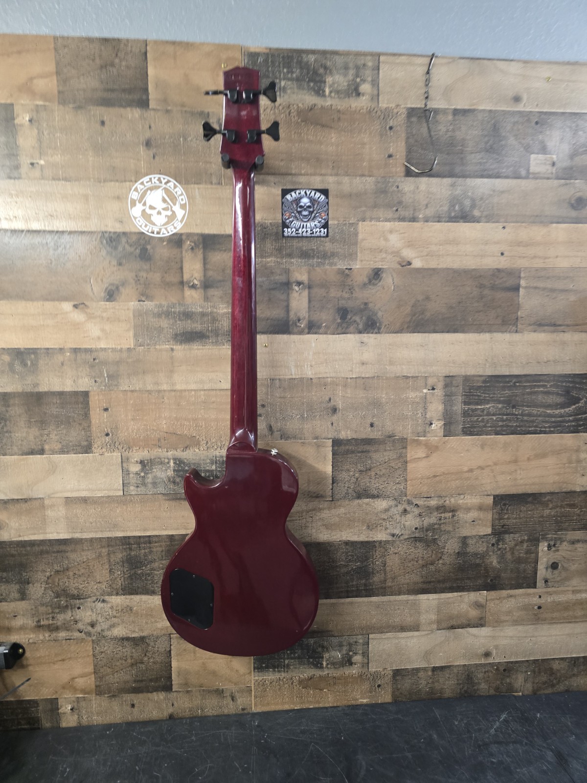 1997 Gibson Les Paul 4-String Electric Bass Guitar Wine Red W/ OHSC