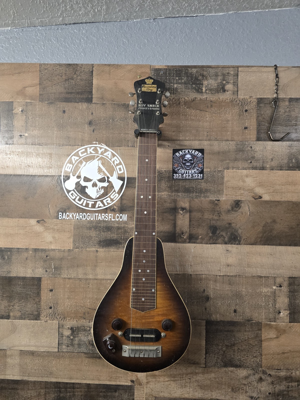 1930s Recording King by Gibson Roy Smeck AB104 Vintage Lap Steel W /Ohsc