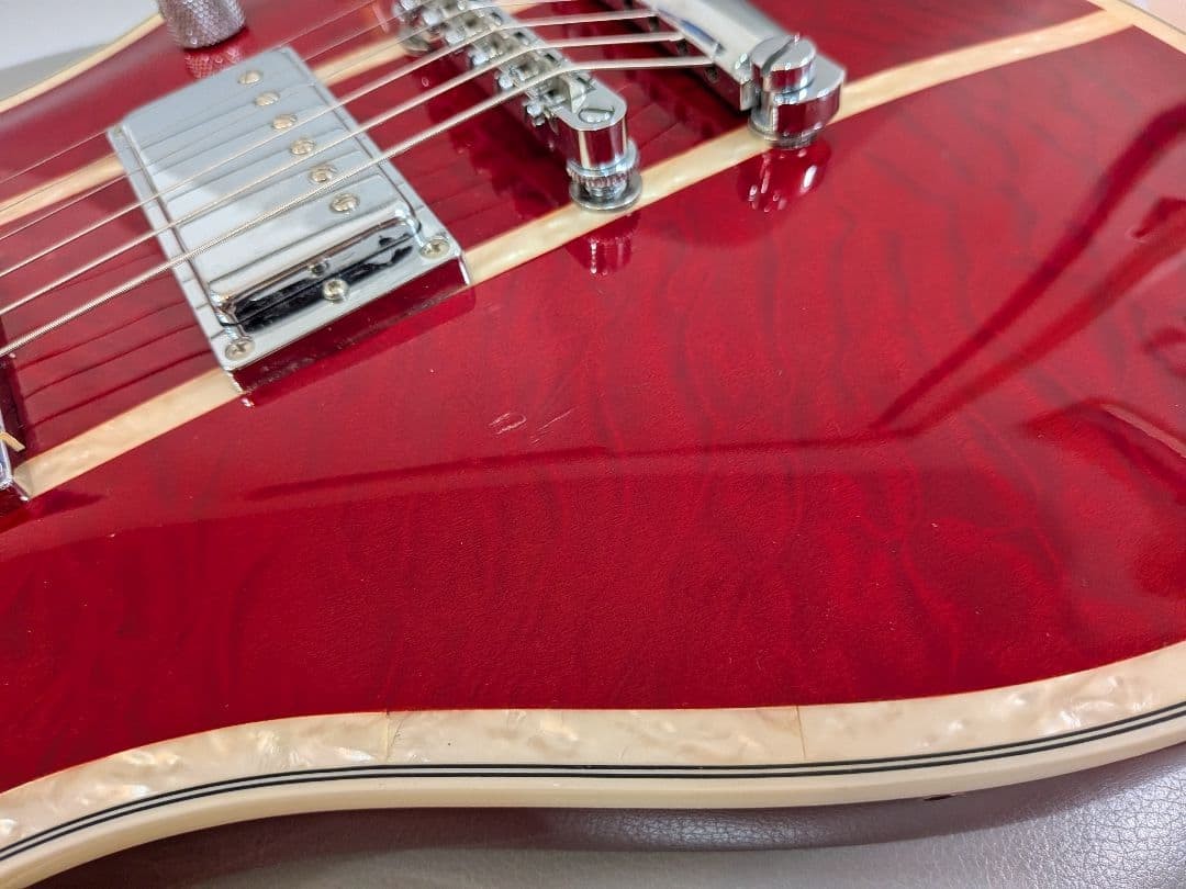 B.C. Rich Eagle DLX Electric Guitar Red