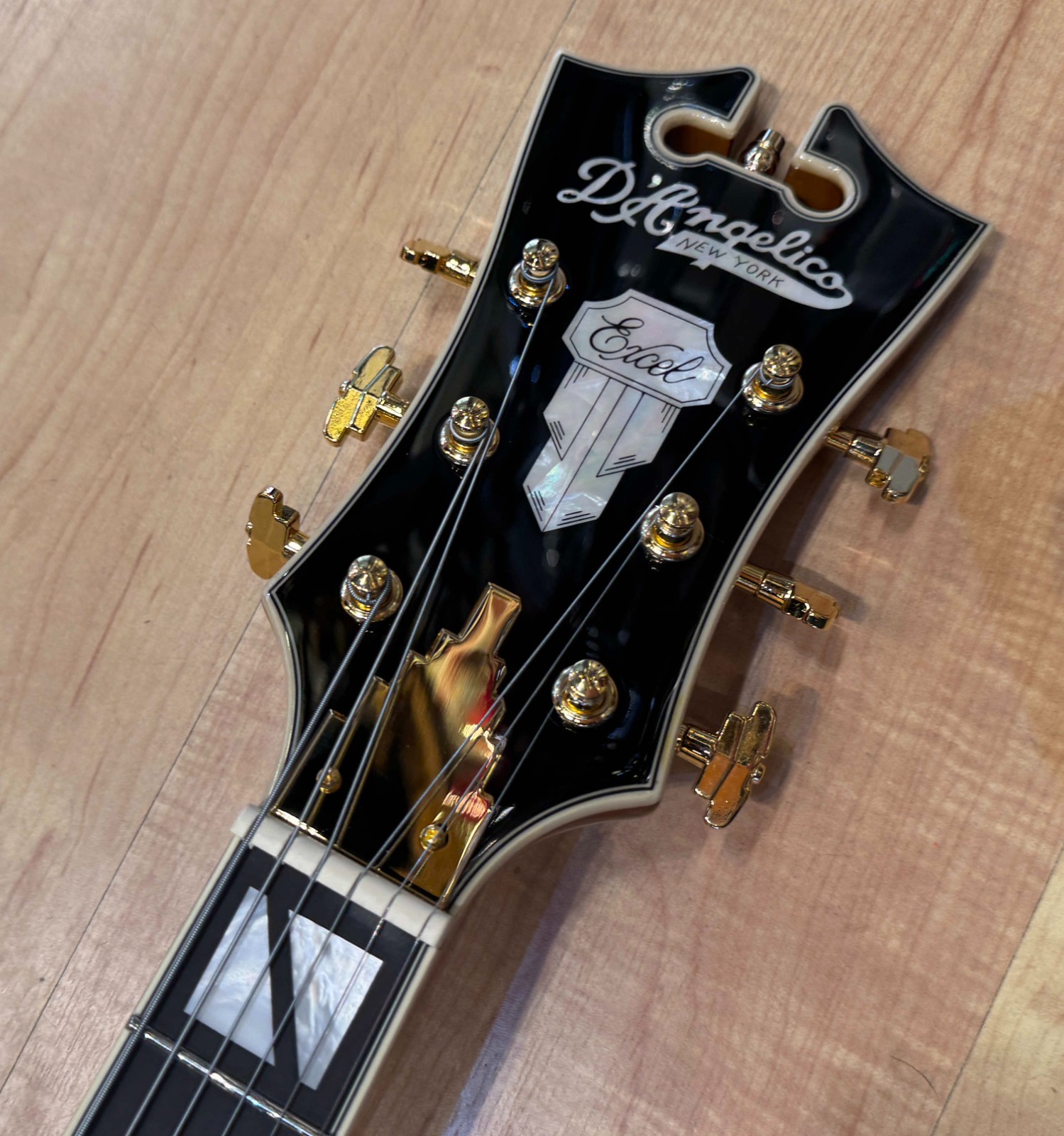 D’Angelico Excel EXL-1 Hollow Body Guitar – Dark Iced Tea Burst