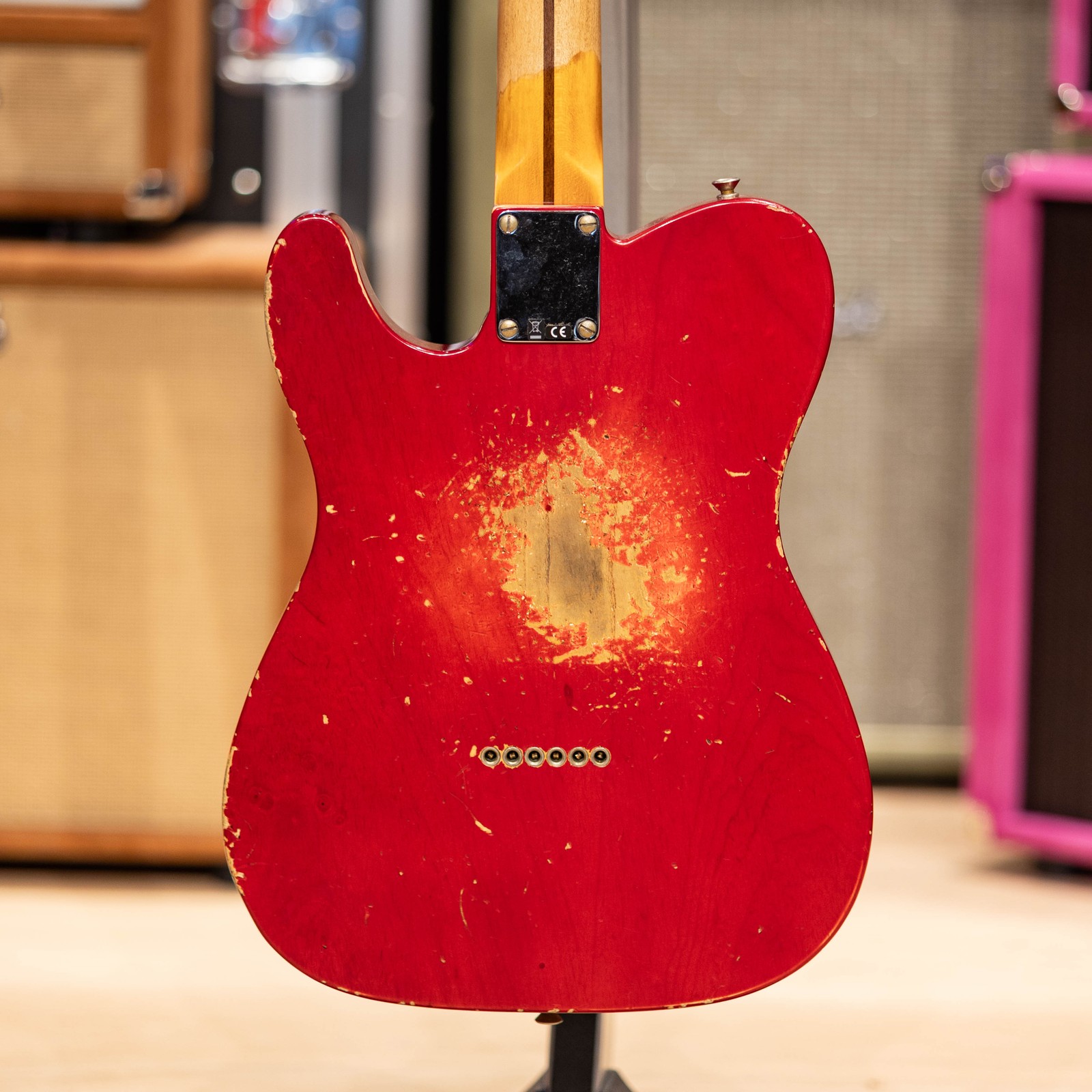 Fender Custom Shop 1951 NoCaster Heavy Relic- Crimson Transparent