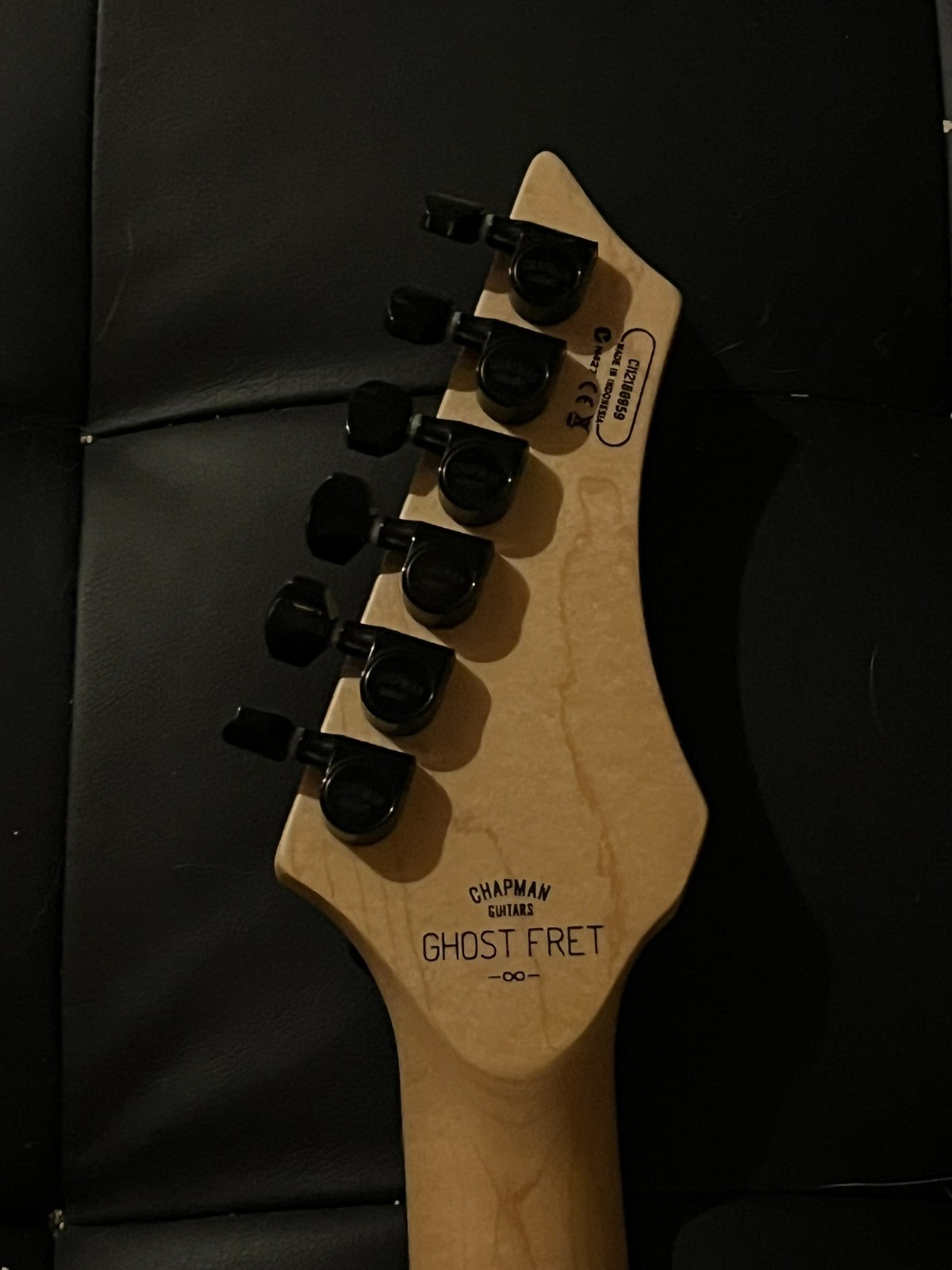 Chapman Ghost Fret V2 Standard Lunar Electric Guitar Flame Maple Neck Thru