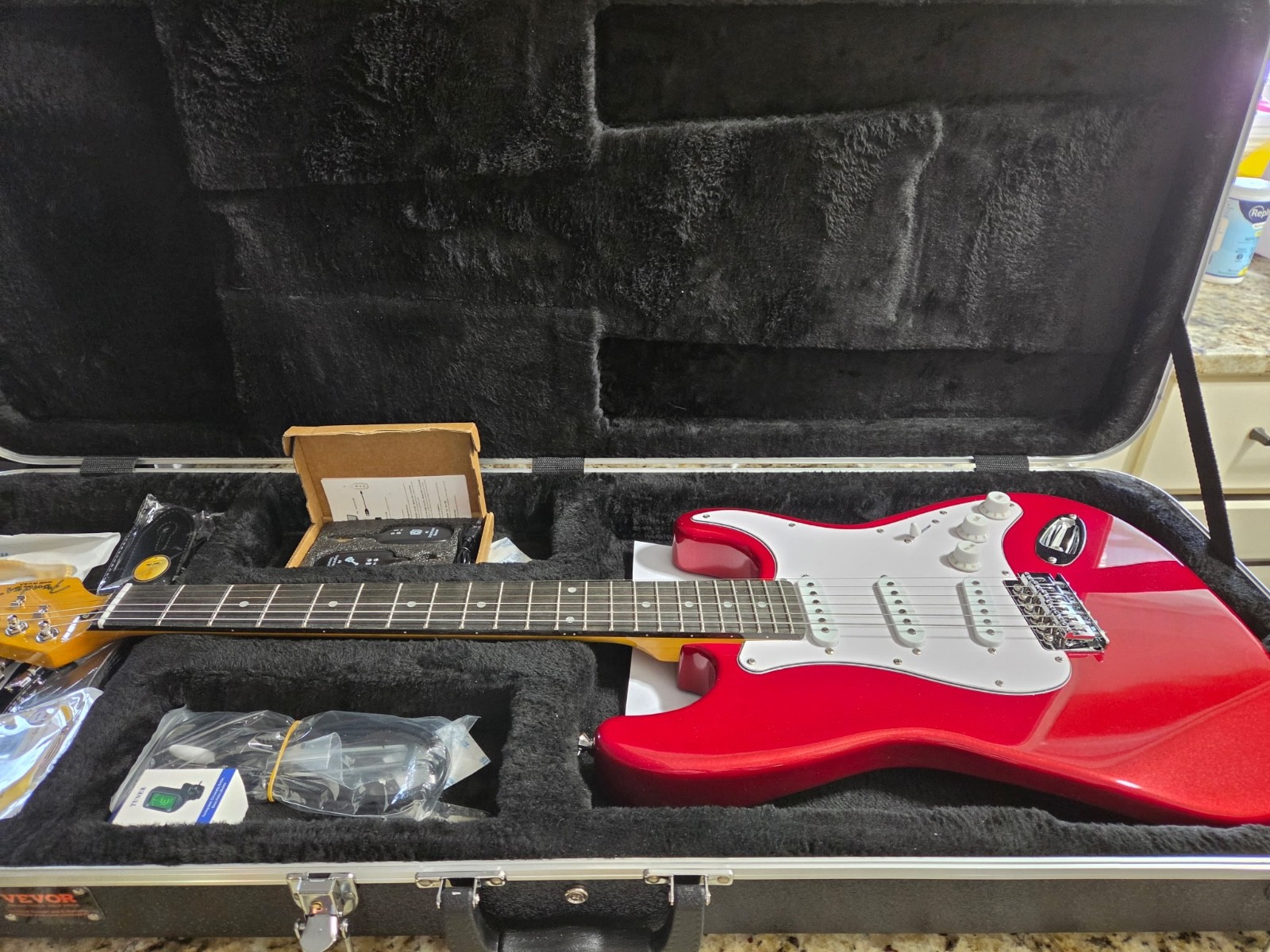 Show Stopper Candy Apple Red Electric Guitar 6 Strings Rosewood Fingerboard