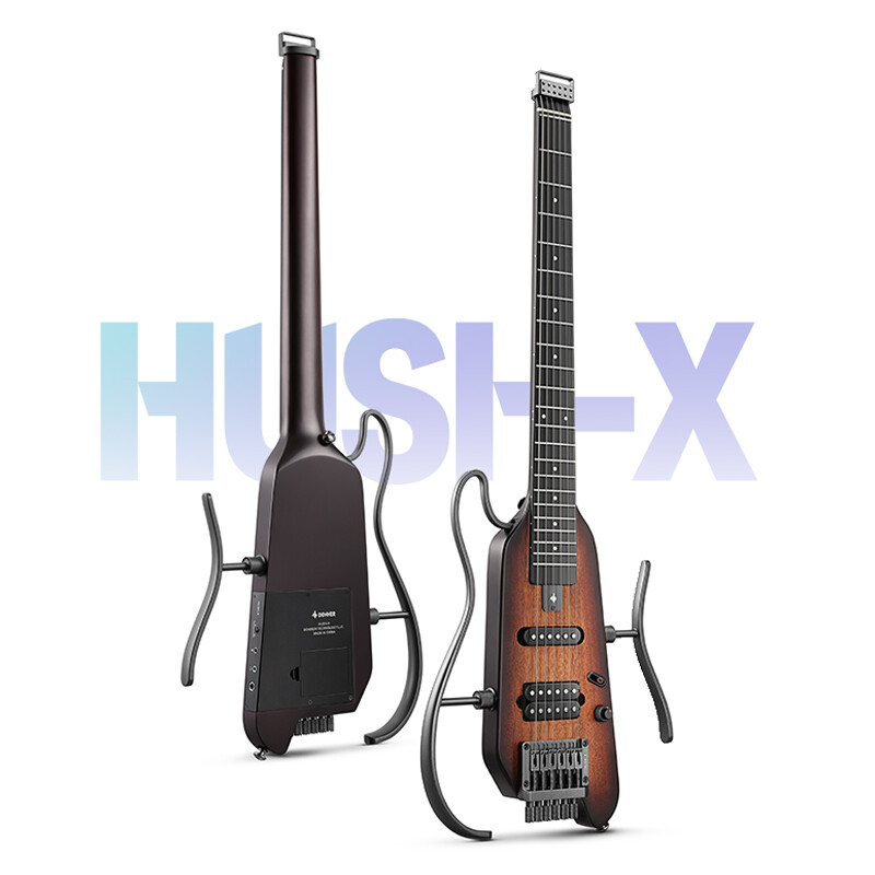 🎸 Donner HUSH X Electric Guitar For Sale With Gig Bag Headphones & Accessories