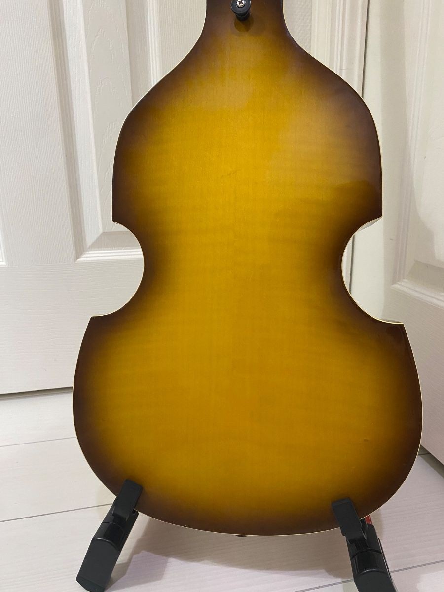 Japan Vintage Set Neck Bizarre Beatles Violin Bass Guitar