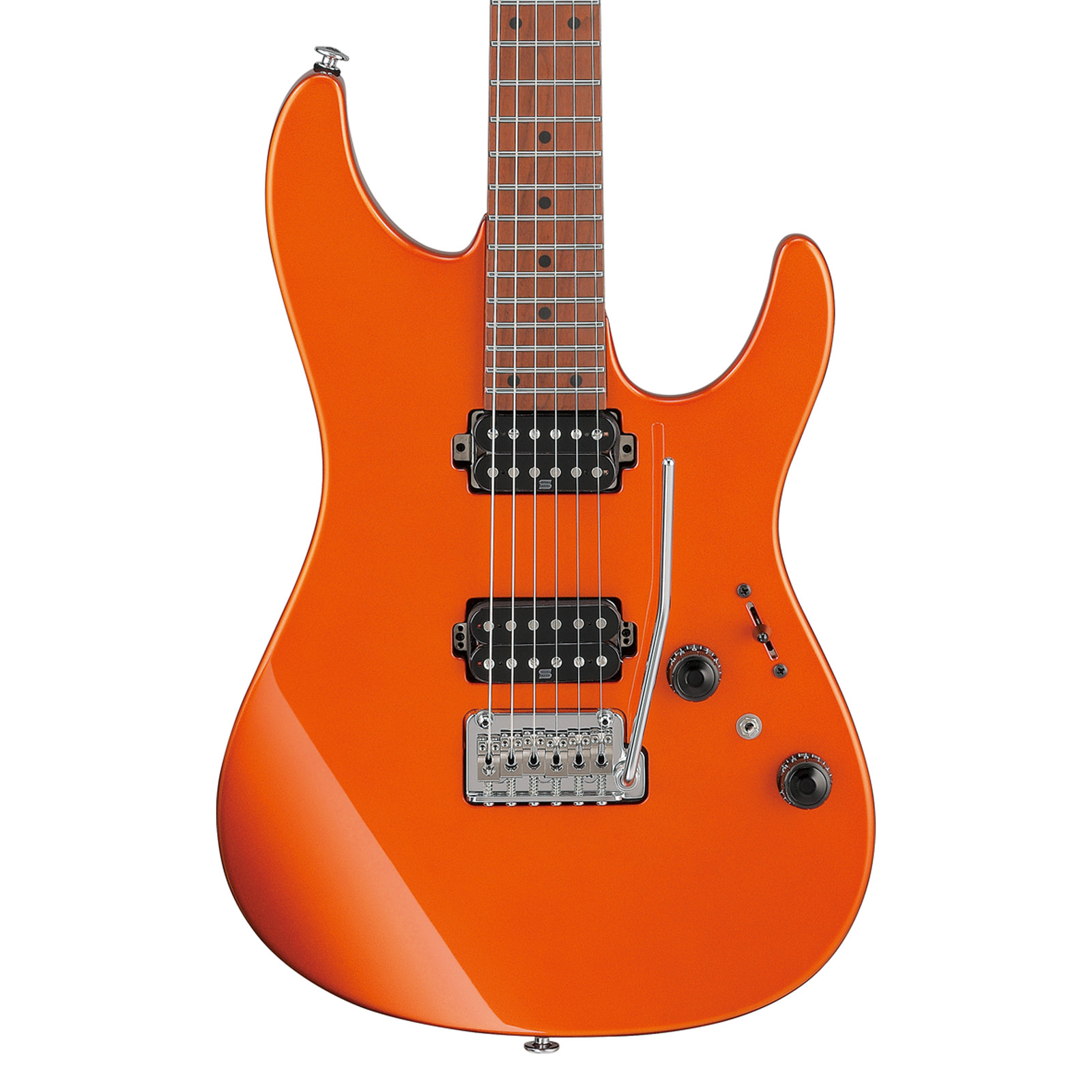 Used Ibanez AZ2402 AZ Prestige Electric Guitar w/Case – Roadster Orange Metallic
