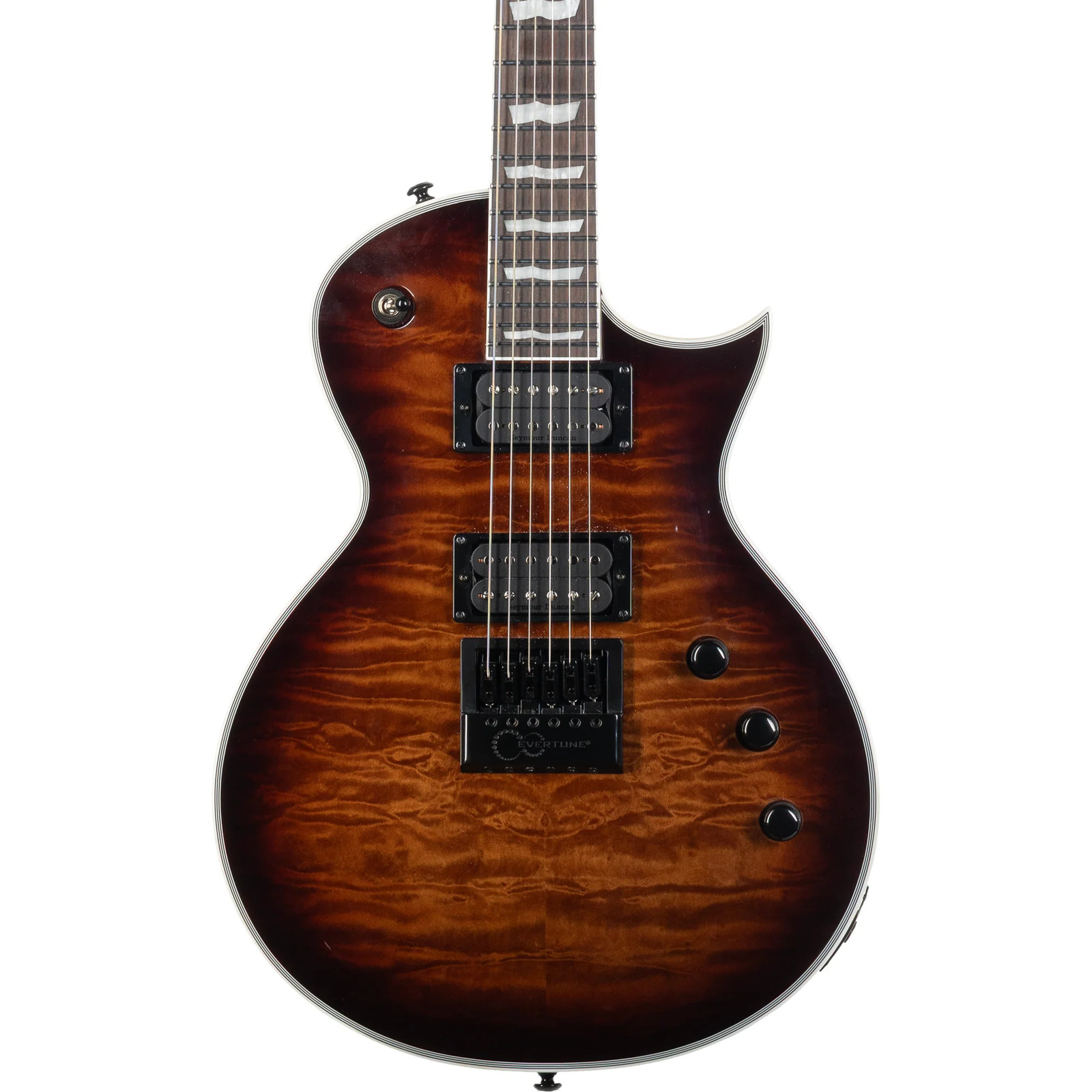 ESP EC-1000 Evertune Electric Guitar – Dark Brown Sunburst