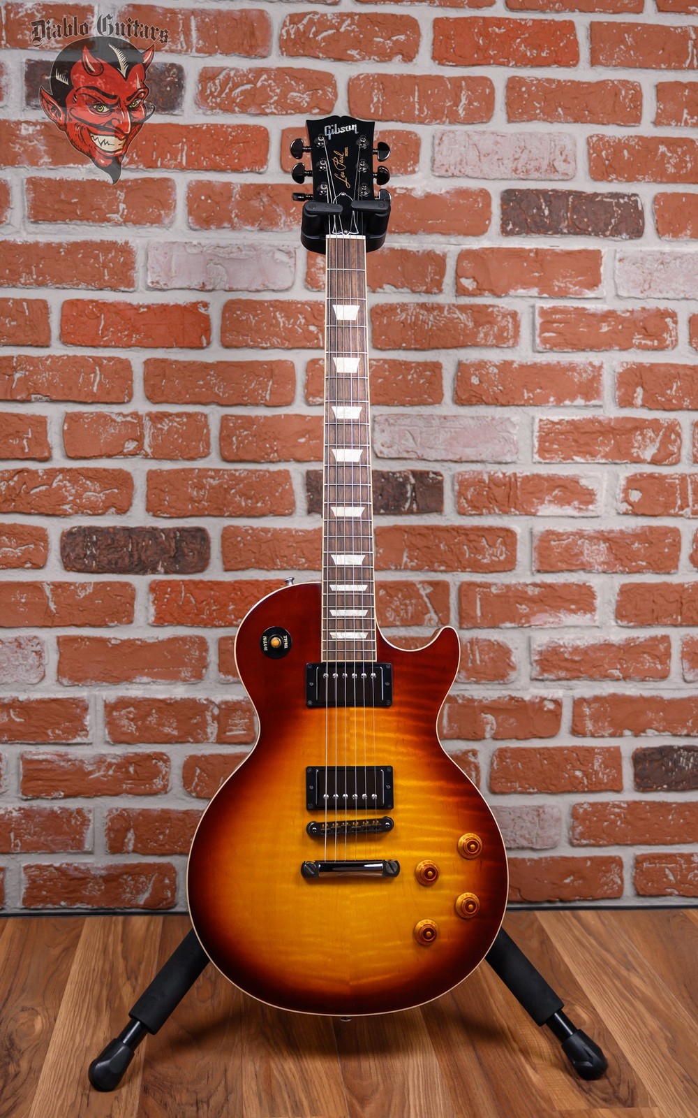 Gibson Les Paul Standard Mod Shop Flame Maple Top Iced Tea Burst 2020 w/OHSC