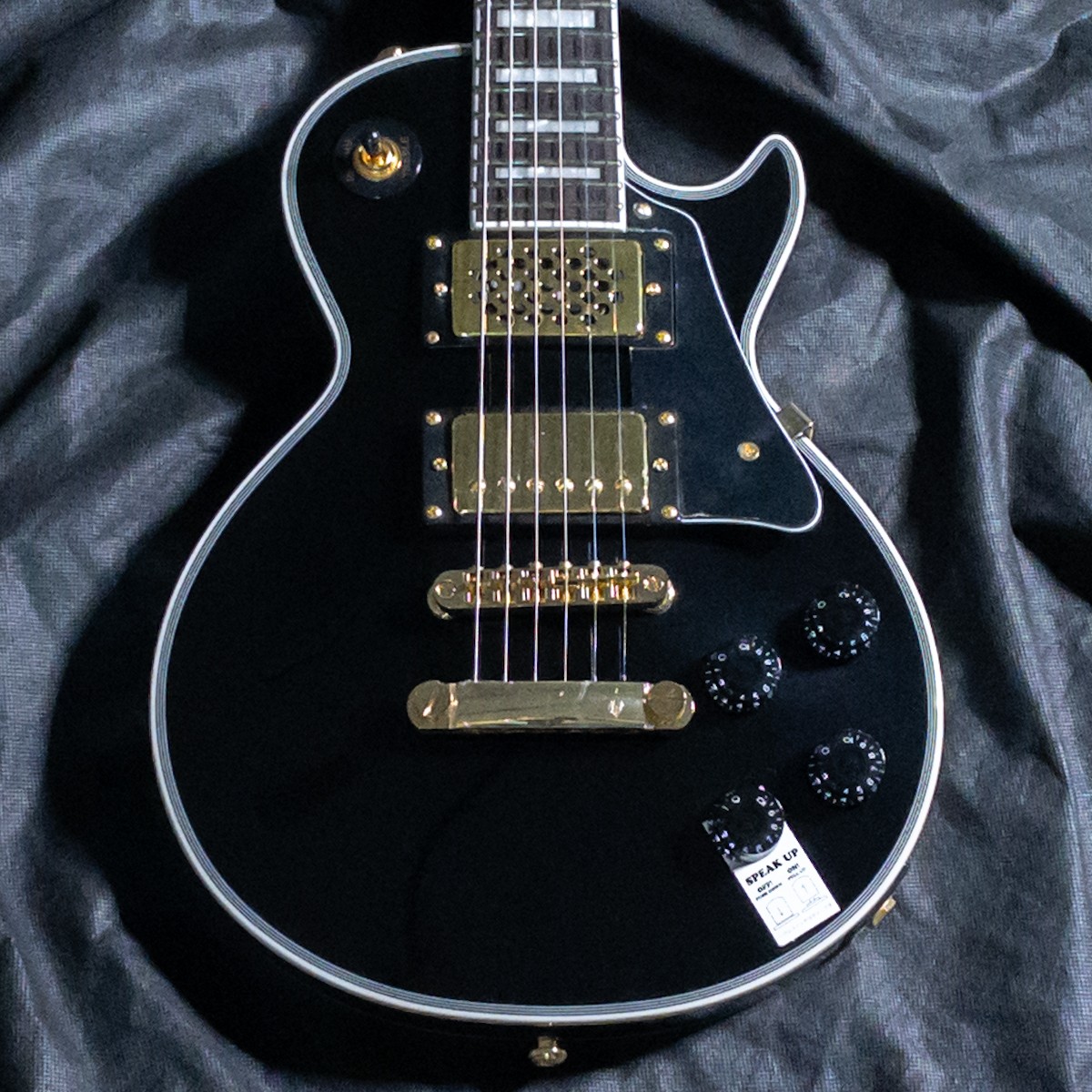 GrassRoots G-LPC-MINI Black Les Paul type Electric Guitar New From Japan