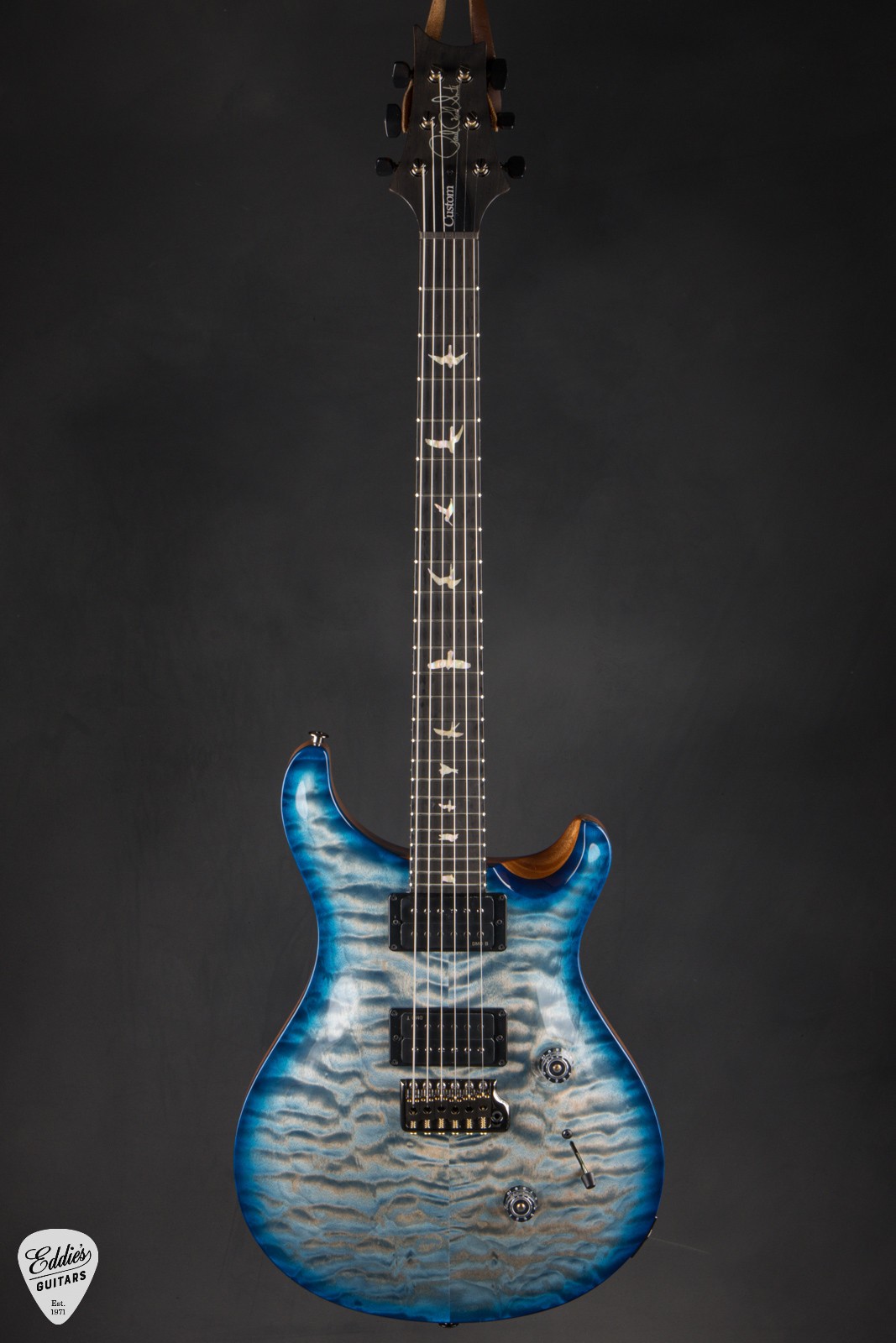 PRS Custom 24 Artist Top – Faded Indigo Blue Burst