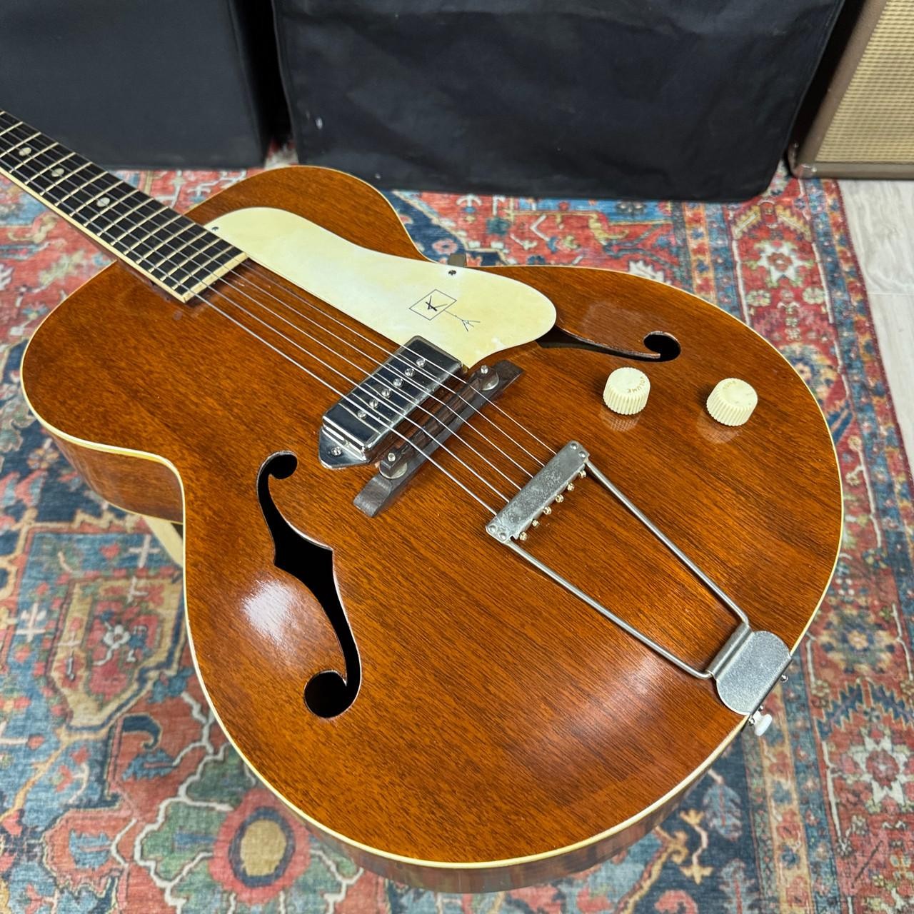 *Video* 1960’s Kay N-1 Hollowbody w/Fralin P-90 Mahogany