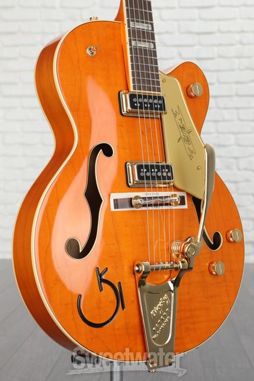 Gretsch G6120T-55GE Vintage Select 1955 Chet Atkins – Western Orange Stain,
