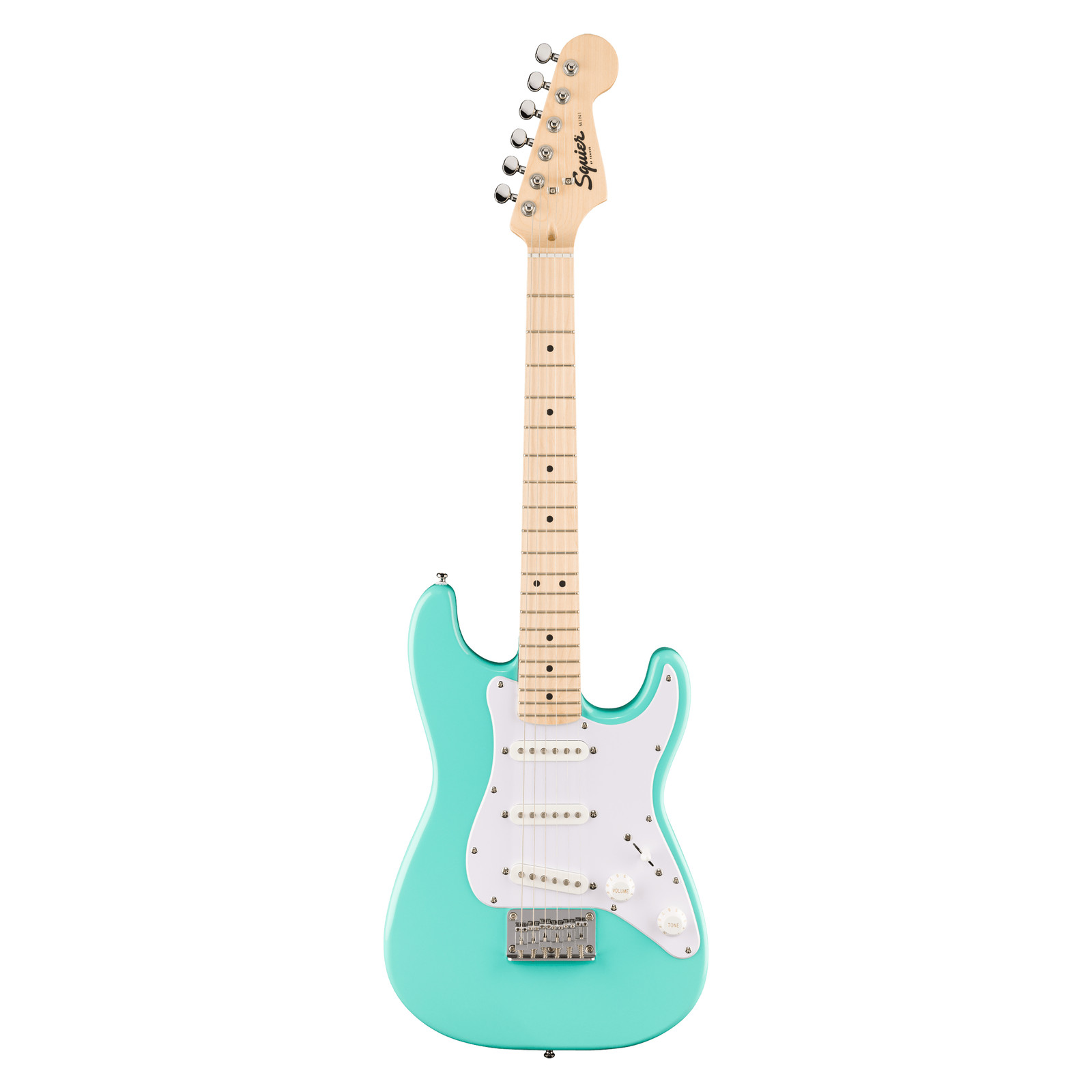 Used Squier Mini Stratocaster Electric Guitar – Sea Foam Green