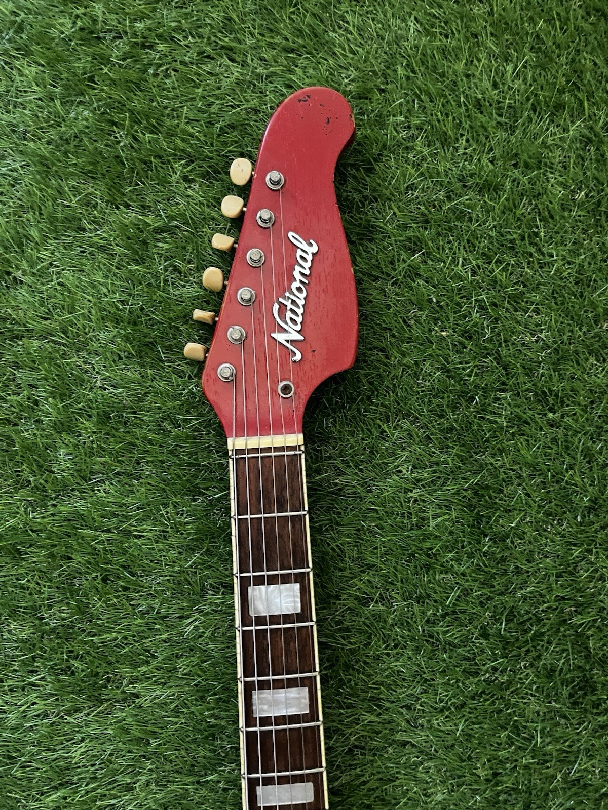 Vintage AIRLINE National Supro Red Electric Guitar 1960’s Jetsons Reso Glass