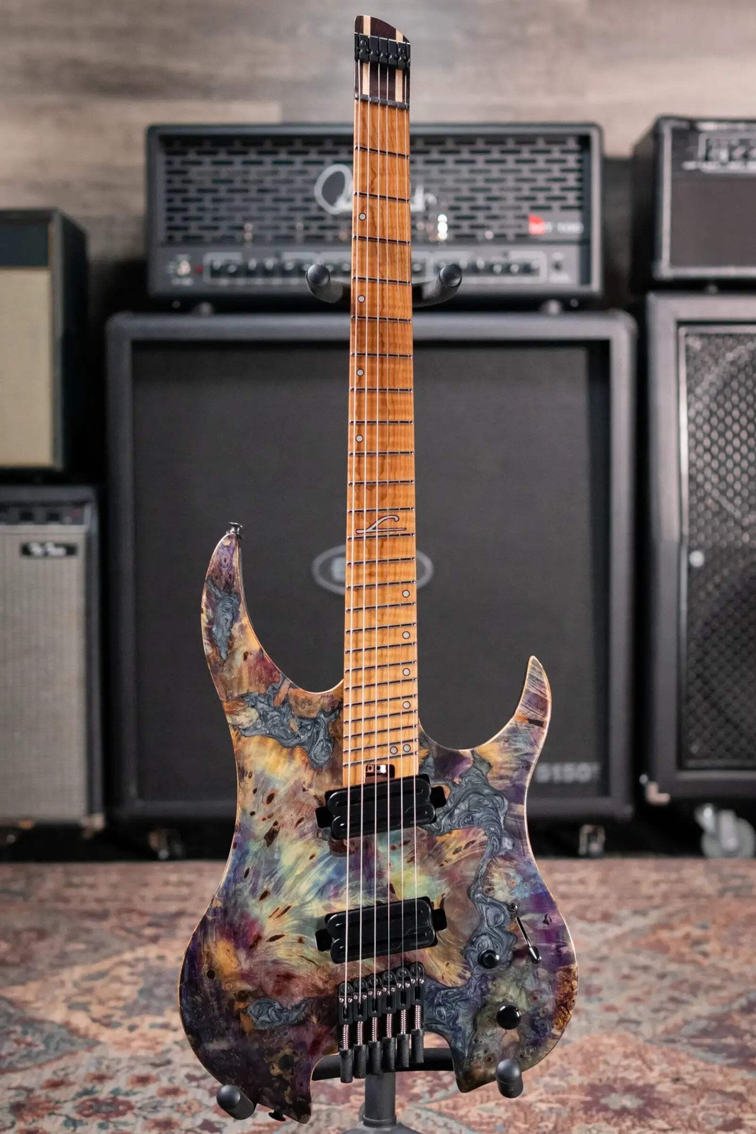 Legator GX6F-CL Ghost Headless Electric Guitar – Coral with Gig Bag