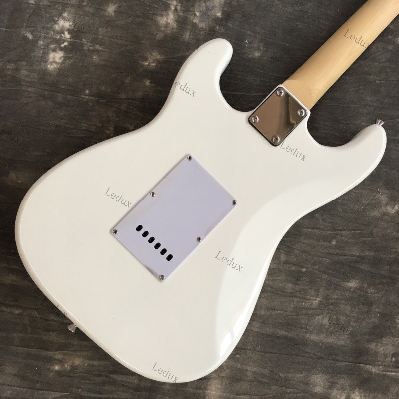 solid Purple Electric Guitar Maple Neck SSH Pickups Chrome hardware guitar