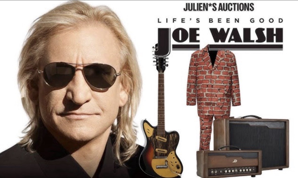 Joe Walsh Personally Owned Sonic Blue Fender Stratocaster w/ Case & Strap