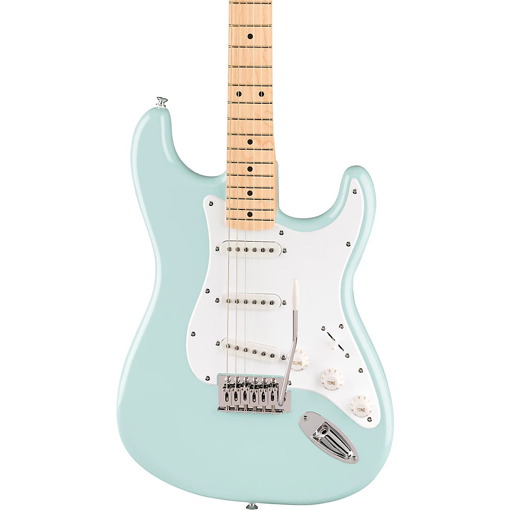 Squier Sonic Stratocaster LE Maple FB Guitar Pack wFrontman 10G Amp Sonic Blue