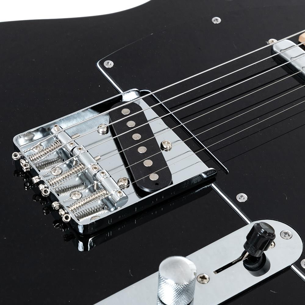 Glarry GTL Maple Fingerboard 39 Inch Electric Guitar 6 String for Student Black