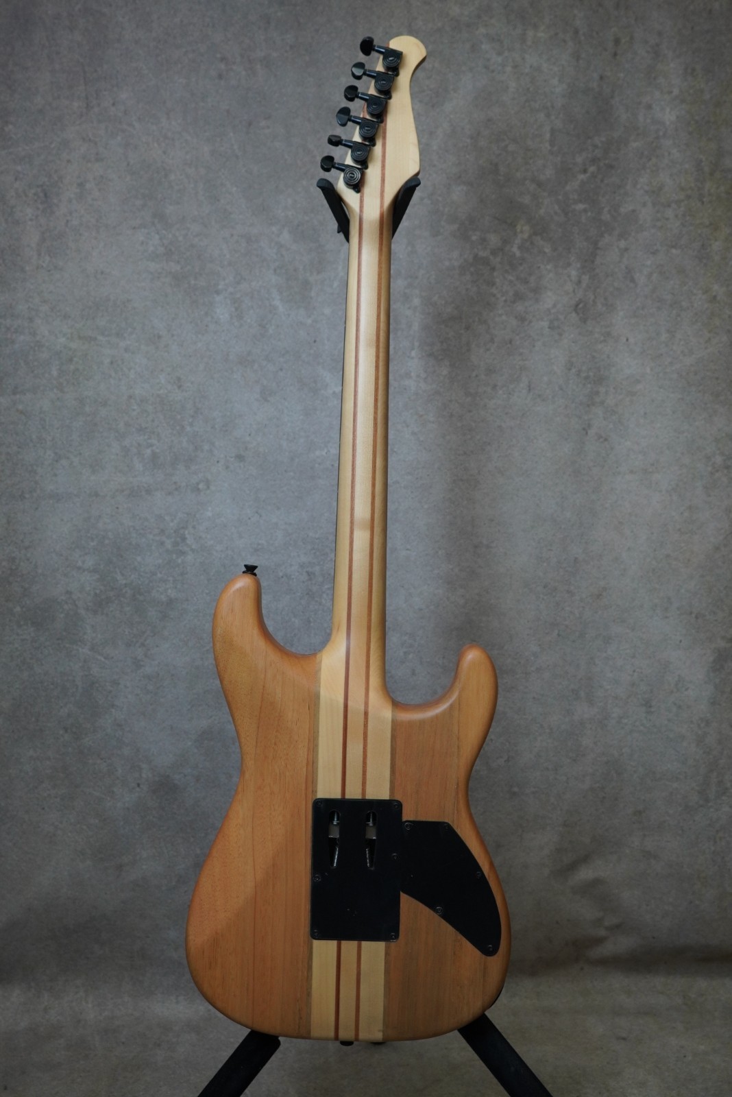 AIO Wolf S1 Floyd Rose Left-Handed Electric Guitar – Dark Walnut GS-078