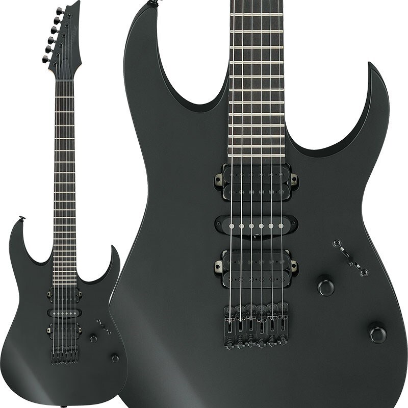 Ibanez J-LINE RG6HSHFX-BKF Black Flat Made In JAPAN Super Wizard with gig bag