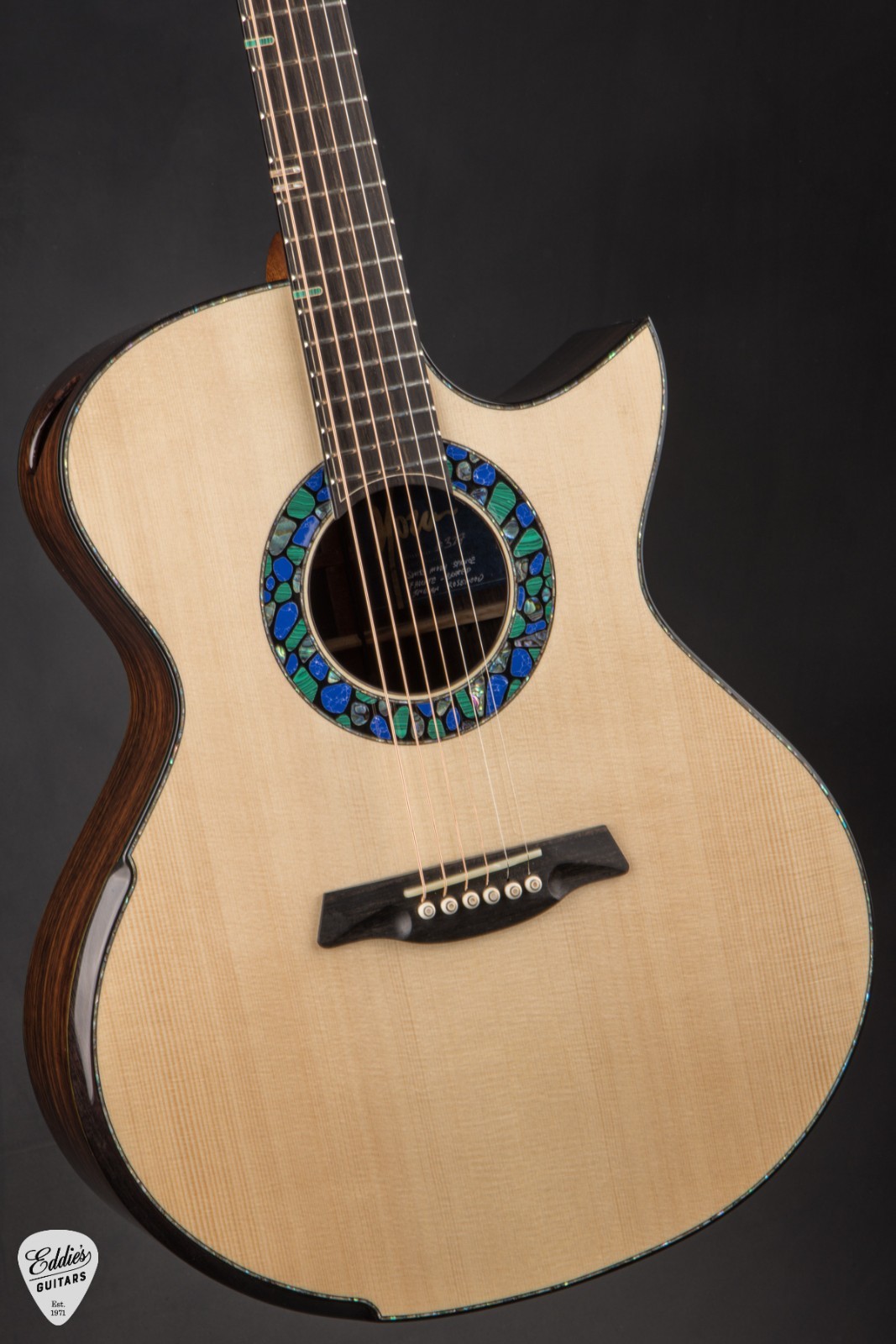 Hozen Gold Label Deep OM – Golden Adirondack Spruce & Honduran Mahogany
