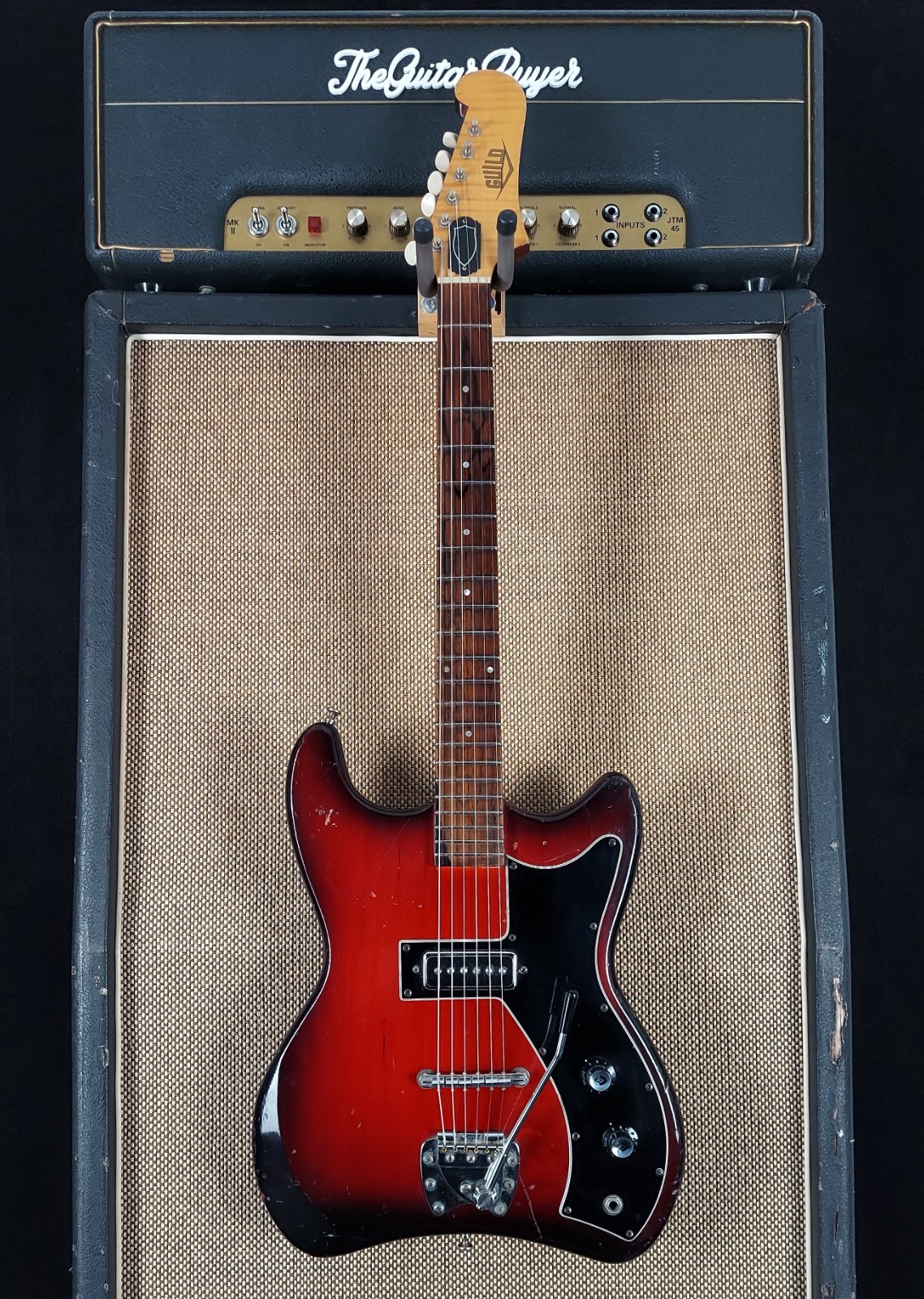 Guild S-50 Jet Star 1966 RARE Flamed Maple Headstock 100% Original (355)