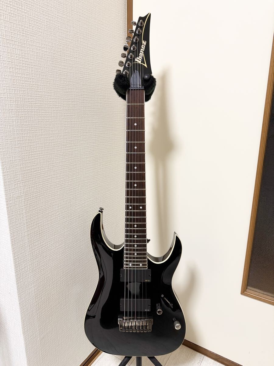 Ibanez Rga7 Black W/Emg Mod 3.81Kg/2010 7 String Guitar