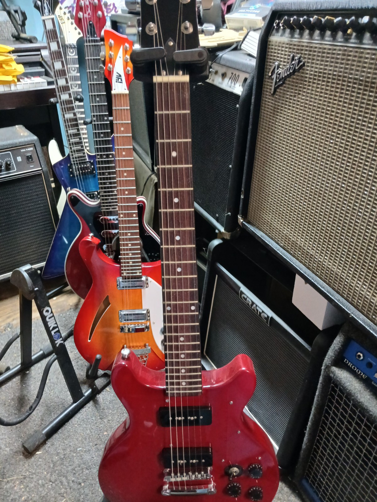 NEW Firefly DOUBLE CUTAWAY-THINK LES PAUL SPECIAL-P-90s RED-out of production
