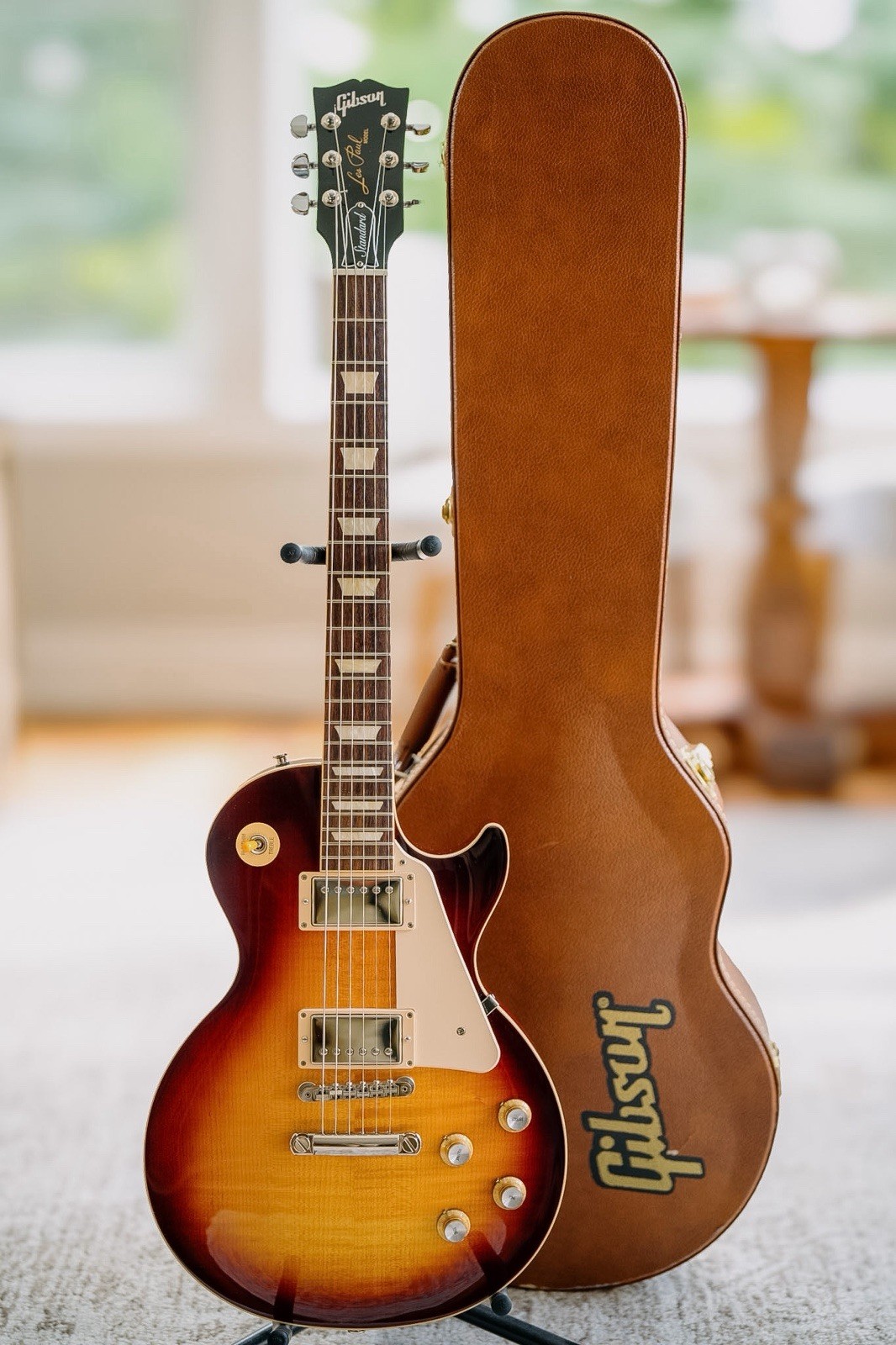 GIBSON LES PAUL STANDARD 60s 2020, BOURBON BURST, AA FIG. MAPLE TOP, EXCELLENT