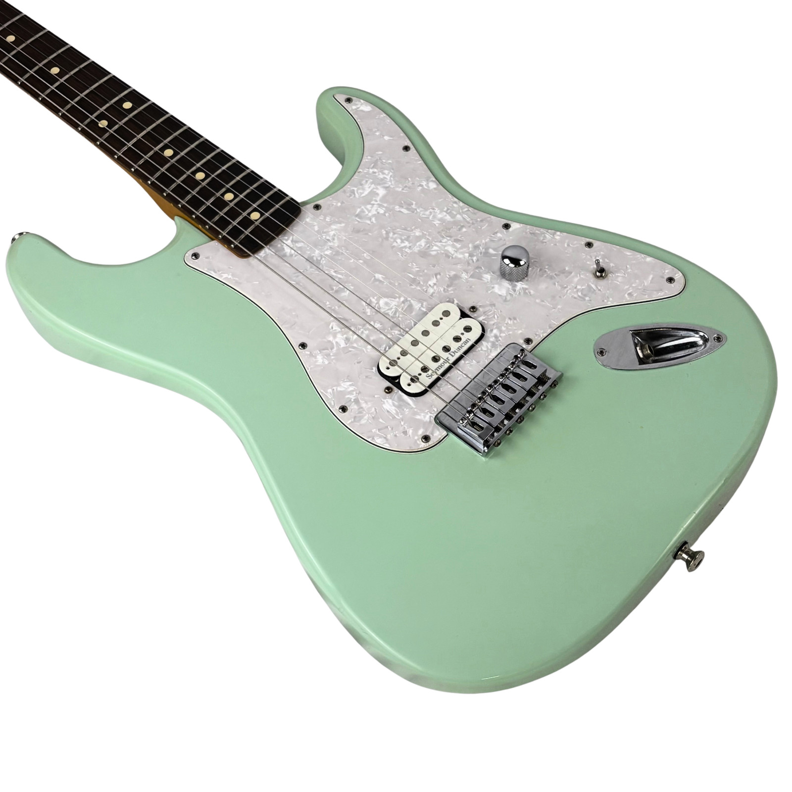 Fender Tom Delonge Stratocaster Surf Green 2002 *MODDED* W/HSC (Used)