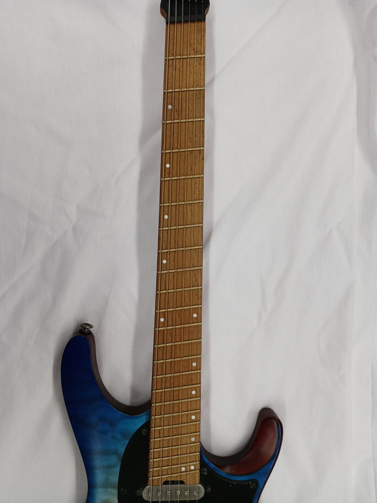 IBANEZ QX54QM Used Nato body Bubinga neck Maple fingerboard Blue w/Gig case